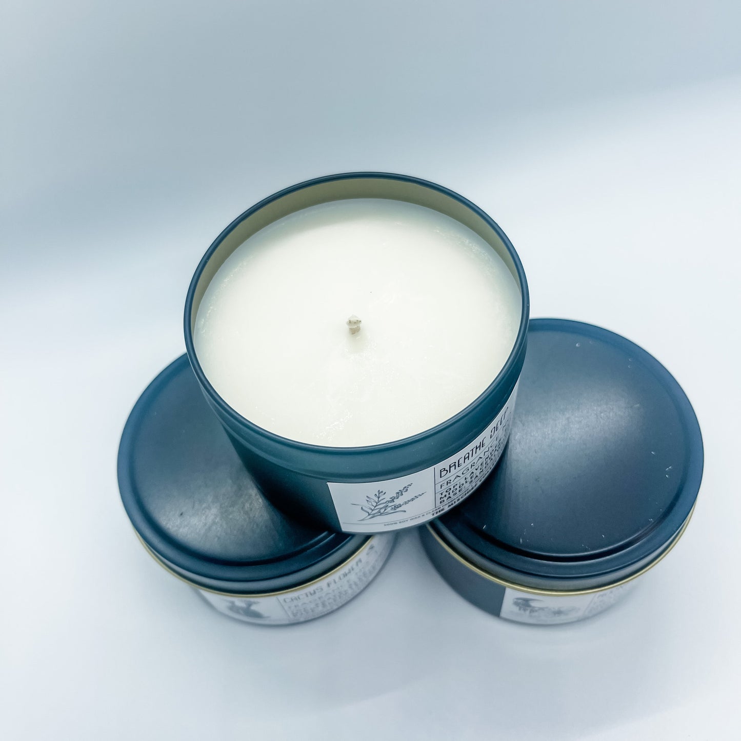 8oz Candle Trio Set - 100% Soy
