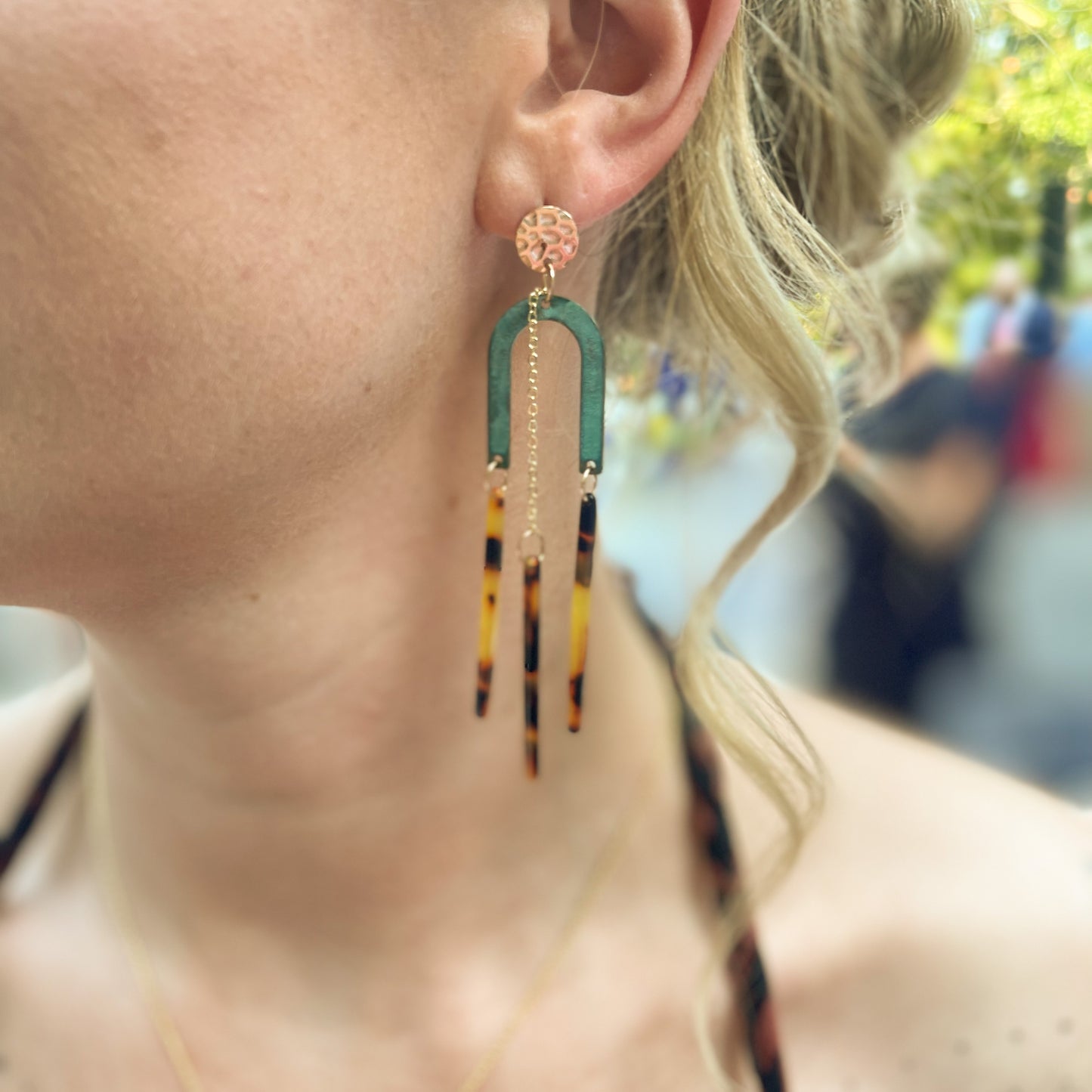 White Lotus Earrings