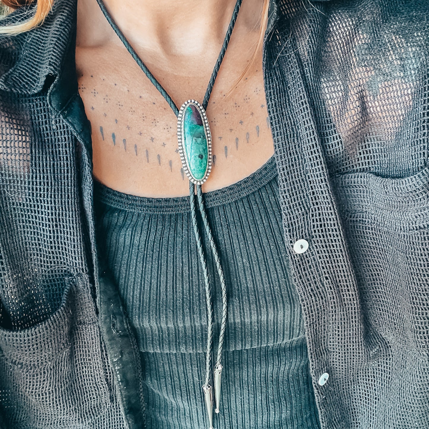 Sonoran Sunrise Bolo Tie