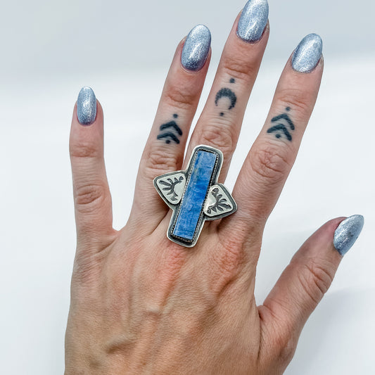 Kyanite Ring - [FINISHED IN YOUR SIZE]