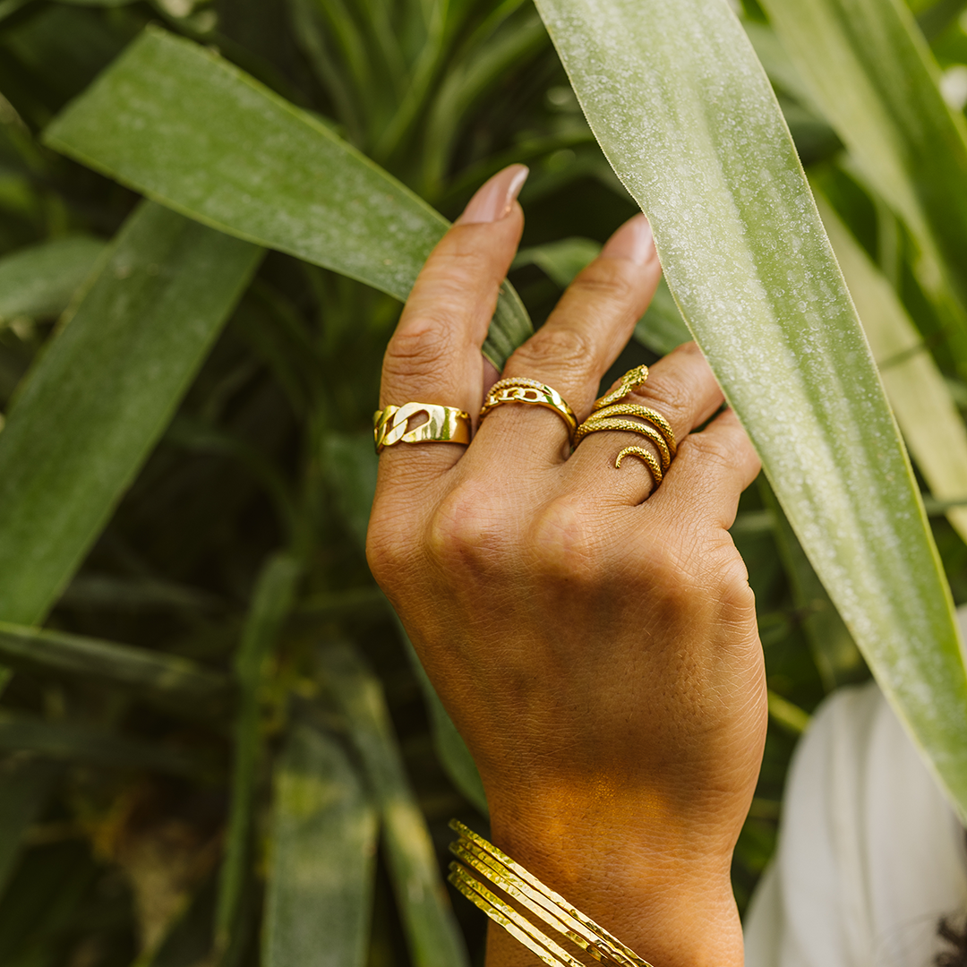 Maya Adjustable Gold-Filled Ring